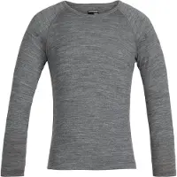 Icebreaker Kids 200 Oasis L/S Crewe Intimo lana merinos Bambini (164, grigio)