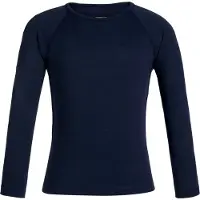 Icebreaker Kids 200 Oasis L/S Crewe Intimo lana merinos Bambini (152, blu)