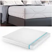 VitaliSpa Materasso in schiuma fredda Bianco 160 x 200 cm 20 cm di altezza, Model 12581