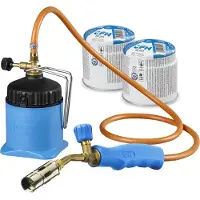 CFH Bruciatore a gas LM3000 Incluso 2 bombole di gas