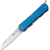 FOX Vulpis 4-Tools FX-VP130-S4SB, N690Co, Aluminium Sky Blue, coltellino svizzero
