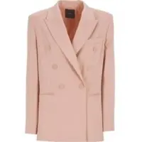 Pinko Elegante Giacca Enver Satin Lucido Cameo Rose Taglia: 46 | Blazers Outlet | Donna | Rosa