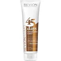 Revlon Professional Shampoo Balsamo Tonalità Rame Intense 45 Giorni Cura Colore — Shampoo e balsamo