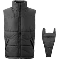 Mamalila Trageweste Stockholm Gilet sintetico (XS/S, nero/grigio)