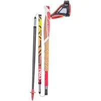 TSL Outdoor - Bastoncini trail - Trail C4 Cork Cross Fire Sht - Taglia 125 cm - Arancione