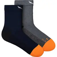 Salewa MTN TRN All Mountain QRT Sock Calze da trekking Uomo (39-41, blu)