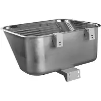 Zelvo Lavello 53x43x22 cm in acciaio inox, lavello, lavabo, bacino in acciaio inox