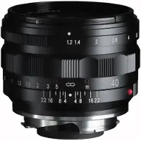 Voigtländer Nokton 40mm f/1.2 Type II ASPH Leica M-attacco nero