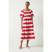 Lk bennett Ruby Bold Midi Dress Multicolor Taglia: 14 | Abiti Midi Outlet | Donna