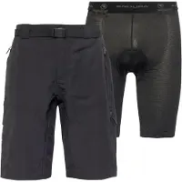 Endura Hummvee Short mit Innenhose Pantaloni da ciclismo Uomo (M, nero)