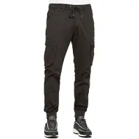 REELL Reflex Rib Cargo Pantaloni tempo libero Uomo (S - Long, nero)