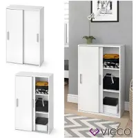 Vicco Armadio multifunzione multifunzione Falk Bianco 68 x 108.5 cm, Model 30290