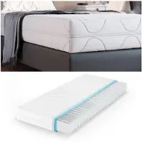VitaliSpa Materasso in schiuma fredda Bianco 100 x 200 cm 20 cm di altezza, Model 12578