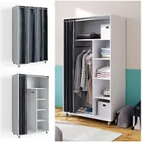 Vicco Armadio multifunzione multifunzione Doros Bianco 100 x 168 cm, Model 40591