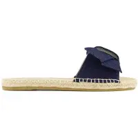 Espadrij l'originale Women's Plage Bow Jeans Sandali Donna (39, beige/blu)