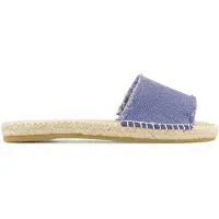 Espadrij l'originale Women's Plage Linen Sandali Donna (37, beige/lilla)