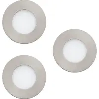 Eglo connect Fueva-C downlight 3 x 3W RGBW nichel