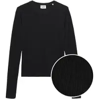 Catwalk junkie Rib Long Sleeve Black Taglia: 44 | Maglie a manica lunga Outlet | Donna | Nero