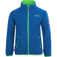 TROLLKIDS Kids Oppdal Jacket XT Giacca in pile Bambini (122, blu)
