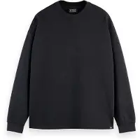 Scotch & Soda Core - 3 Crosses Sweatshirt Black Taglia: S | Maglioni a maglia Outlet | Uomo | Nero