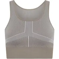 Born Top sportivo 'Cara' grigio / talpa / bianco