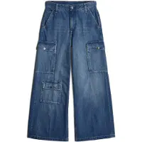 G-Star Mega Cargo Dnm Jeans Antique Cosmic Blue Taglia: W31 | Pantaloni cargo Outlet | Donna | Blu