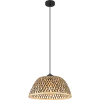 Globo Lighting lampada a sospensione in metallo nero opaco, 1x E27 LED