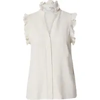 Selected Top Con Ruches Donne Beige 38