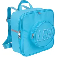 LEGO Zaino mattoncino piccolo azzurro medio