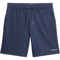 Superdry per uomo. M7110481A Pantaloncini Plain Blu Marino (M), Casual, Poliestere, Navy