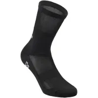 Q36.5 Clima Socks Calze da ciclismo (36-39, nero)