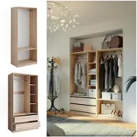 Vicco Armadio multifunzione Elmo Sonoma 180 x 200 cm Set di 2, Model 50207