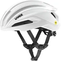 Uvex Surge Aero Mips Casco per bici (59-61 cm, bianco/grigio)