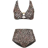Pinko Cannoncino Bikini Multicolour: Black/beige Taglia: S | Bikini Outlet | Donna | Nero