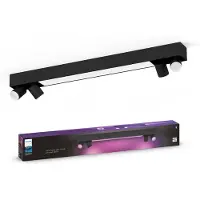 Philips Hue White & Color Ambiance Set 4 Faretti A Soffitto Centris Nero