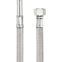 Schell Tubo flessibile clean-fix S FLEX 1/2" OD, tronchetto Ø 10 mm 500 mm, cromo