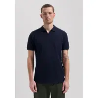 Dstrezzed Ds_bowie V-neck Polo Dk. Navy Taglia: XXL | Polo Outlet | Uomo | Blu