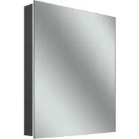 Schneider STYLE TW Armoire de toilette avec éclairage LED, 1 miroir double, prise à gauche, 61,5x71,5x12cm, 194.061.02.44, 194.061.02.44