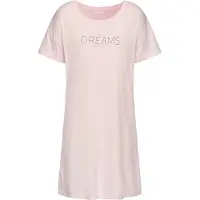 s.Oliver Camicia da notte rosa / rosa chiaro / nero