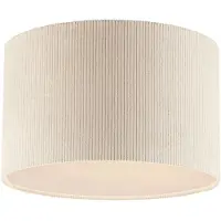 JUST LIGHT . Plafoniera Duro, tessuto, beige
