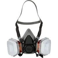 3M respiratore 6002KIT - Maschere con filtri sostituibili - Vapori organici A2P2 - Igiene