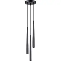 Sollux Lampada a pedale BLISS 3P nero 3xG9 8W acciaio 118x19.5x19.5cm