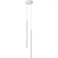 Sollux Lampada a sospensione PASTELO 2 beige 2xG9 8W acciaio 104x15x15cm
