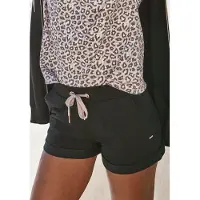 LASCANA Pantaloncini da pigiama nero