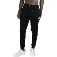Lonsdale Pantaloni 'Pilsdon' nero / bianco