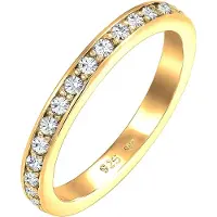 Elli Anello 'Kristall' oro / trasparente