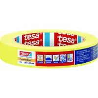 TESA 4334 Crepe di precisione PLUS 50 m × 19 mm giallo