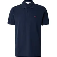 Calvin Klein Jeans Maglietta 'Monogram Embroidery Piqué' navy