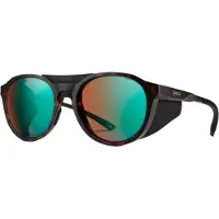 Smith - Occhiali da sole fotocromatici - Venture Matte Tortoise ChromaPop Glacier Photochromic Copper Opal Mirror in Pelle - Marrone