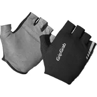 Gripgrab PACR InsideGrip Short Finger Summer Gloves Guanti (XL - 11, nero/grigio)